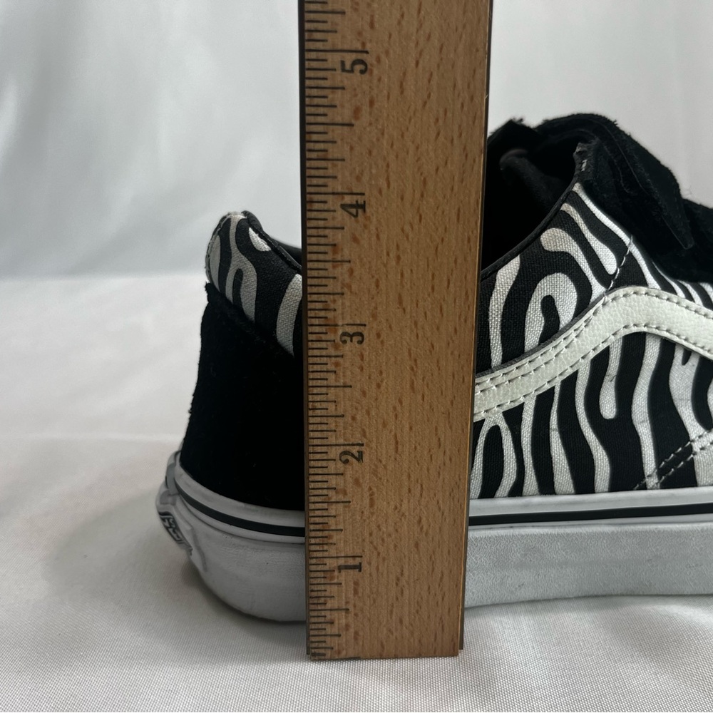 Vans Old Skool Zebra Skate Sneakers W 9 M 7.5 Unisex, Straps - Picture 9 of 11